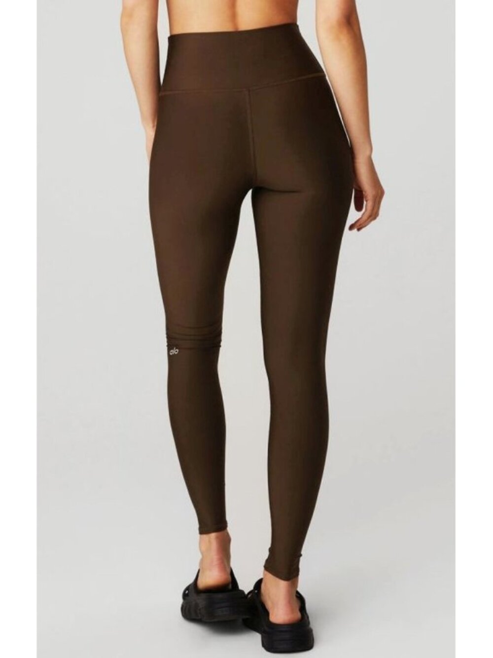 Alo 7/8 High-Waist Airlift Leggings Espresso Hi-Rise Waisted Skinny Tights Pants - Picture 2 of 11